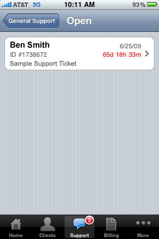 Tickets List