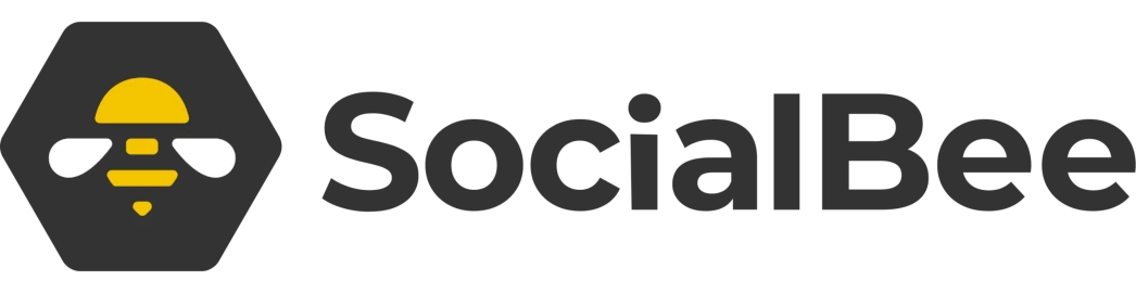 SocialBeee Logo dark version